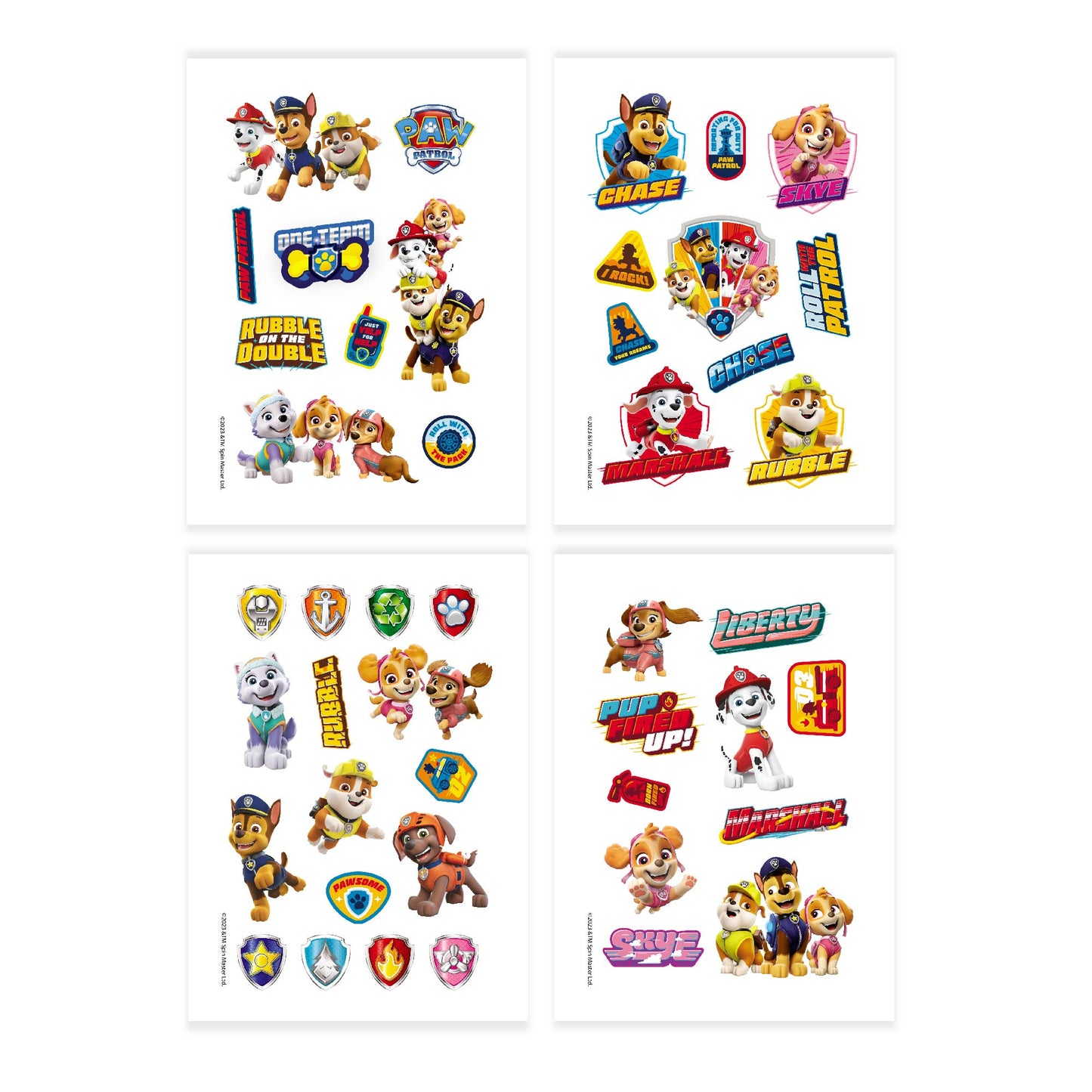 Dodo 200435 Paw Patrol Team Temporary Tattoo Set - Image 3
