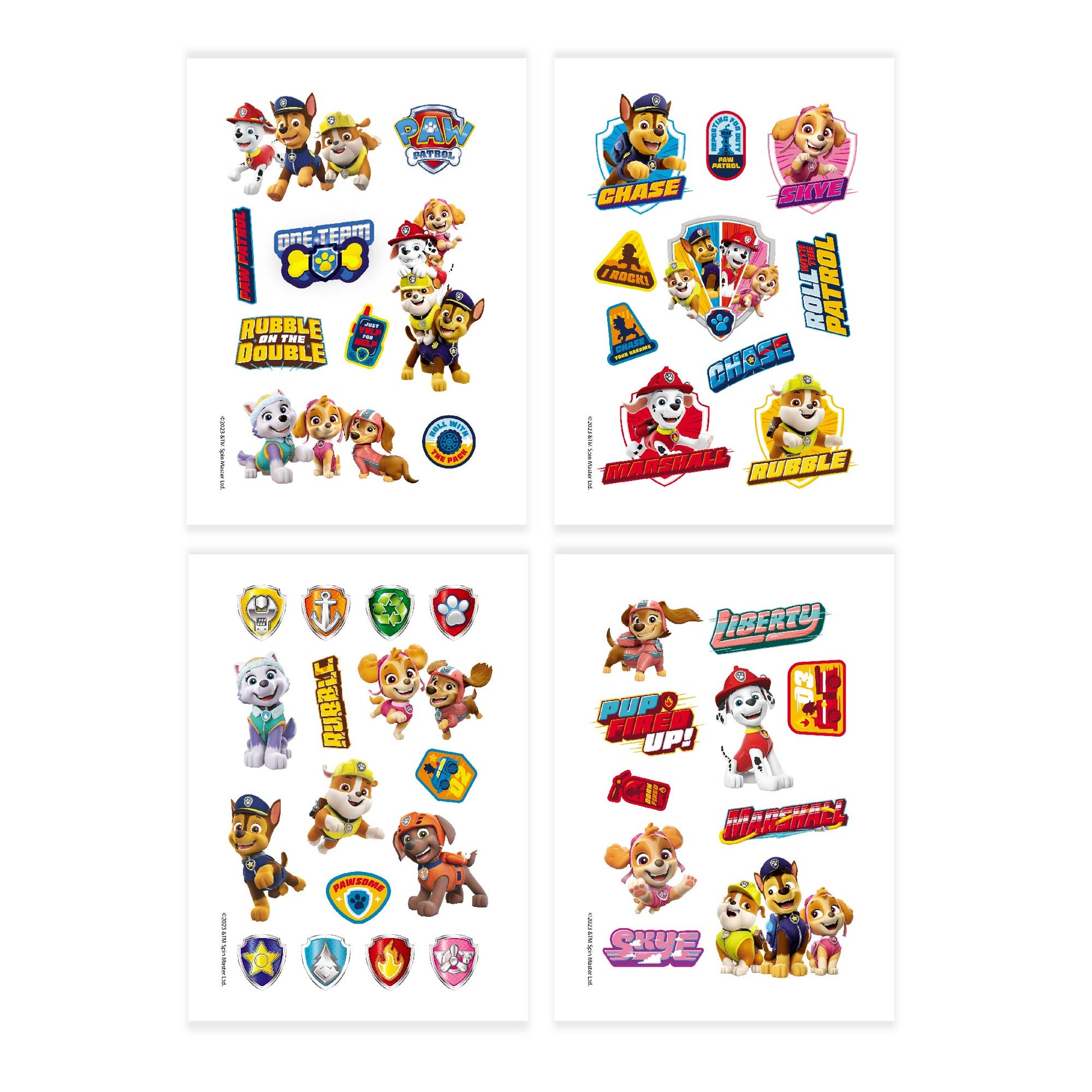 Dodo 200435 Paw Patrol Team Temporary Tattoo Set - Image 3