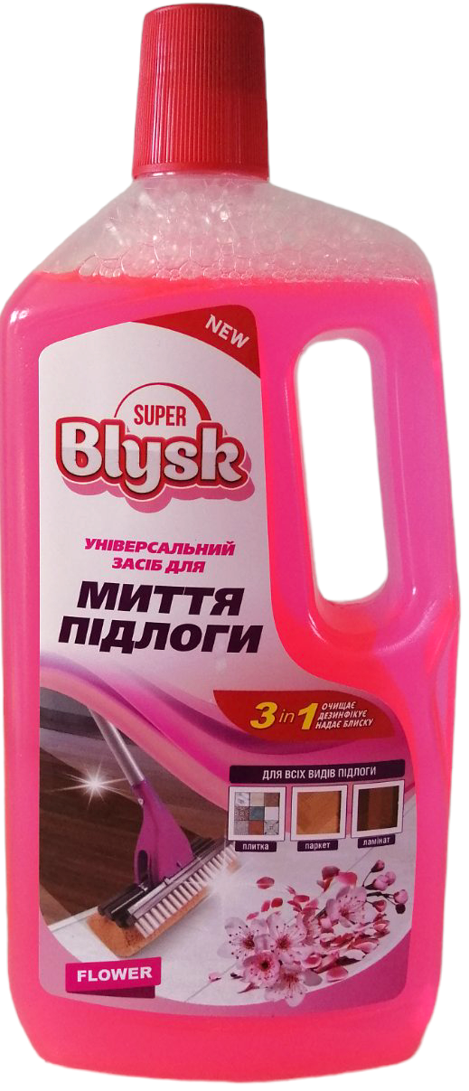 Super Blysk Flowers All-Purpose Floor Cleaner, 1 L