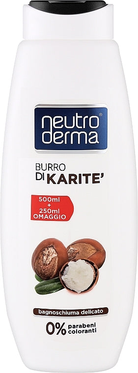 Neutro Derma Shea Oil Gentle Shower Gel Foam, 750 mL