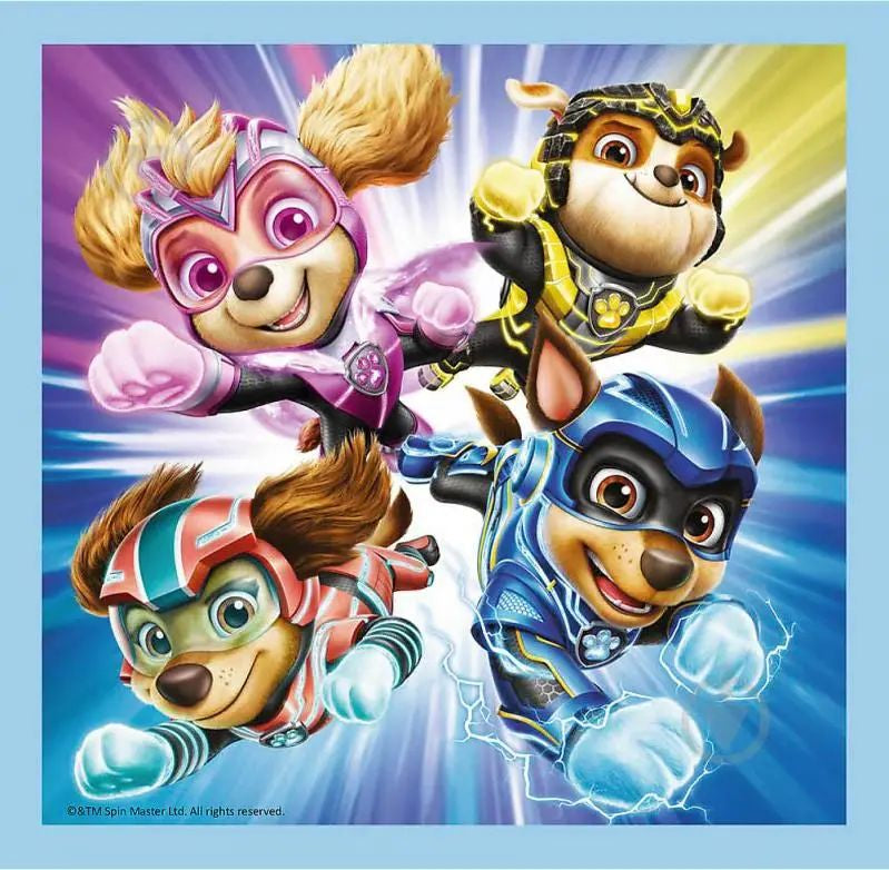Trefl 34869 Paw Patrol Mighty Pups 3-in-1 Puzzle - Image 4
