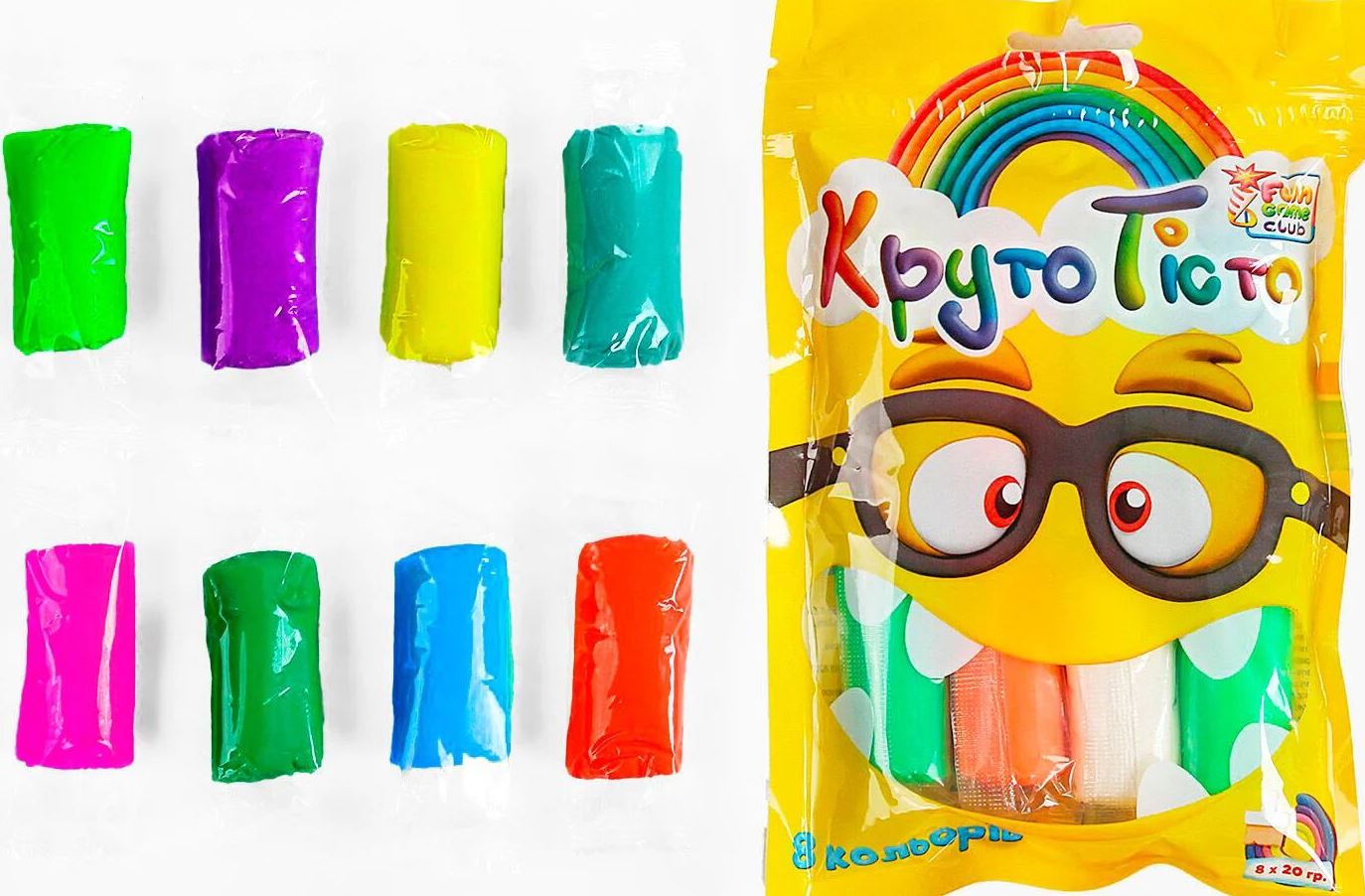 Cool Dough 56091 Modeling Dough, 8 Colors