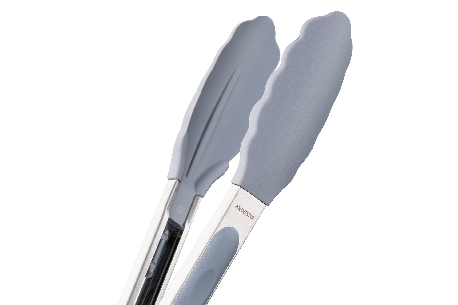 Ardesto Midori AR3022GS Stainless Steel & Silicone Kitchen Tongs - Image 3