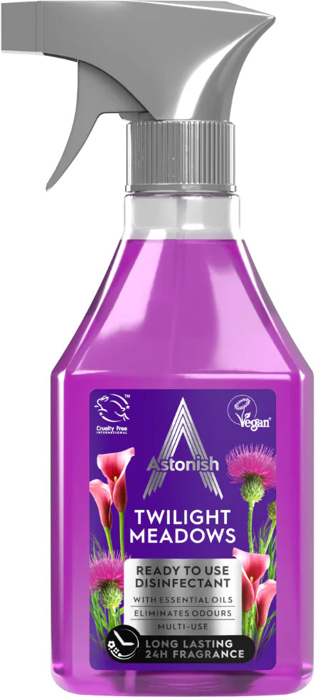 Astonish Twilight Meadows Multi-Purpose Cleaner & Disinfectant Spray, 550 mL