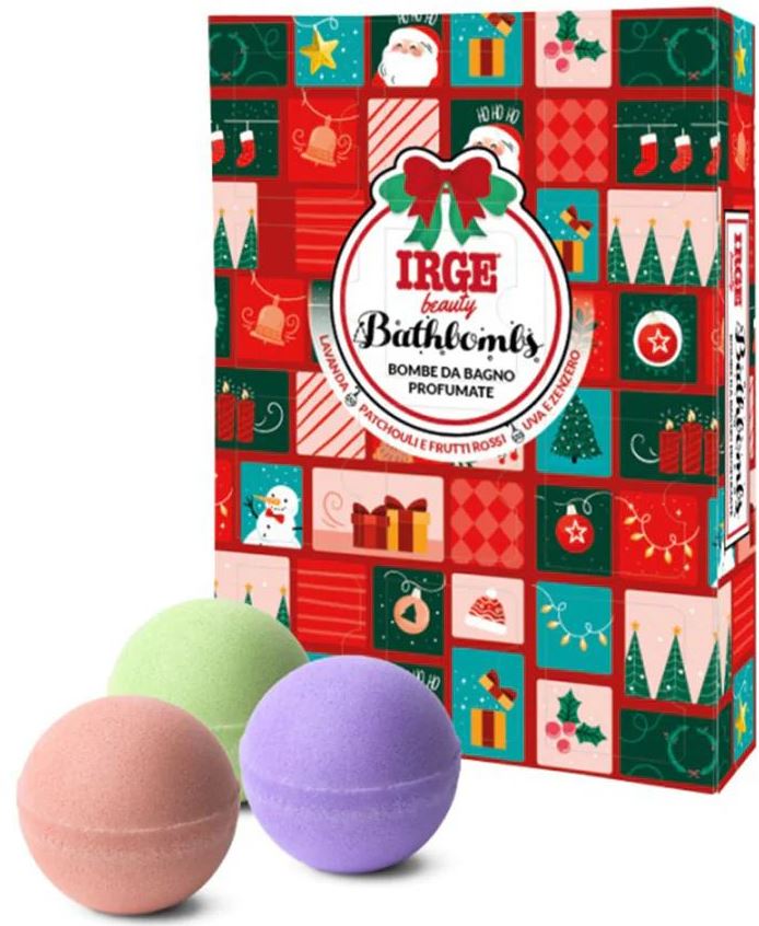 Irge Beauty Bath Bombs Advent Calendar, 12 x 30 g