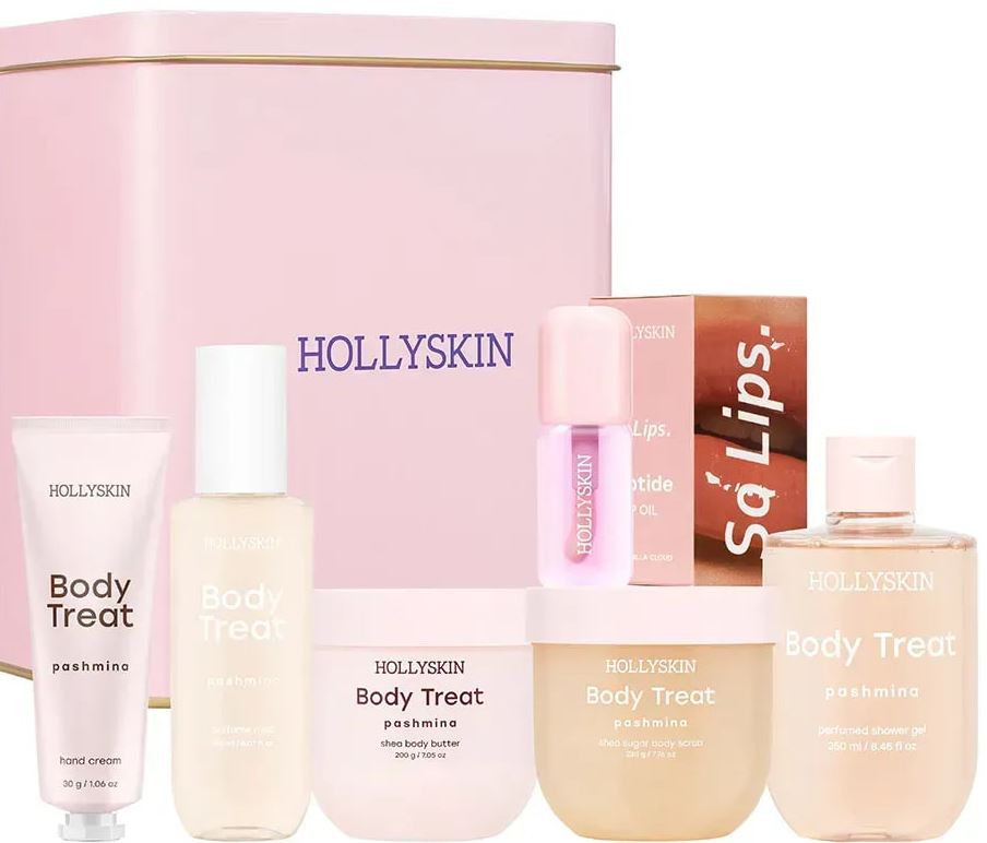 Hollyskin Women's Gift Set Body Treat Pashmina