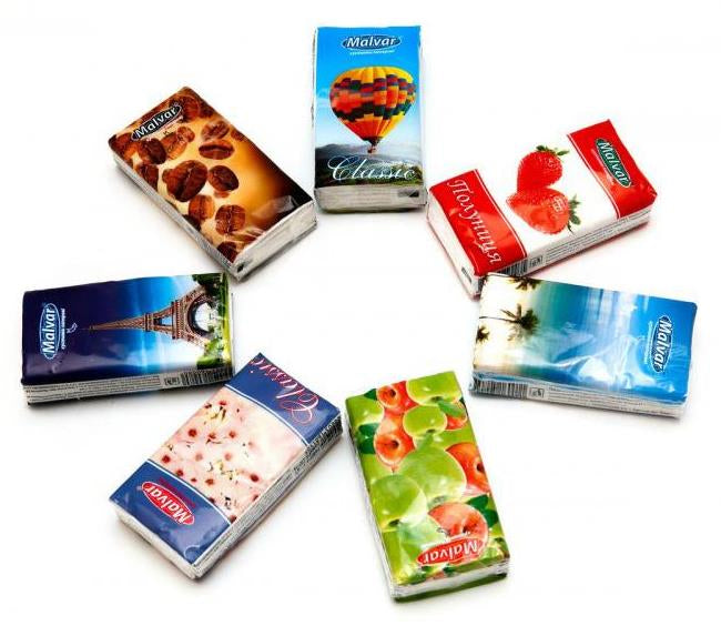 Malvar Assorted Facial Tissues, 10 pcs