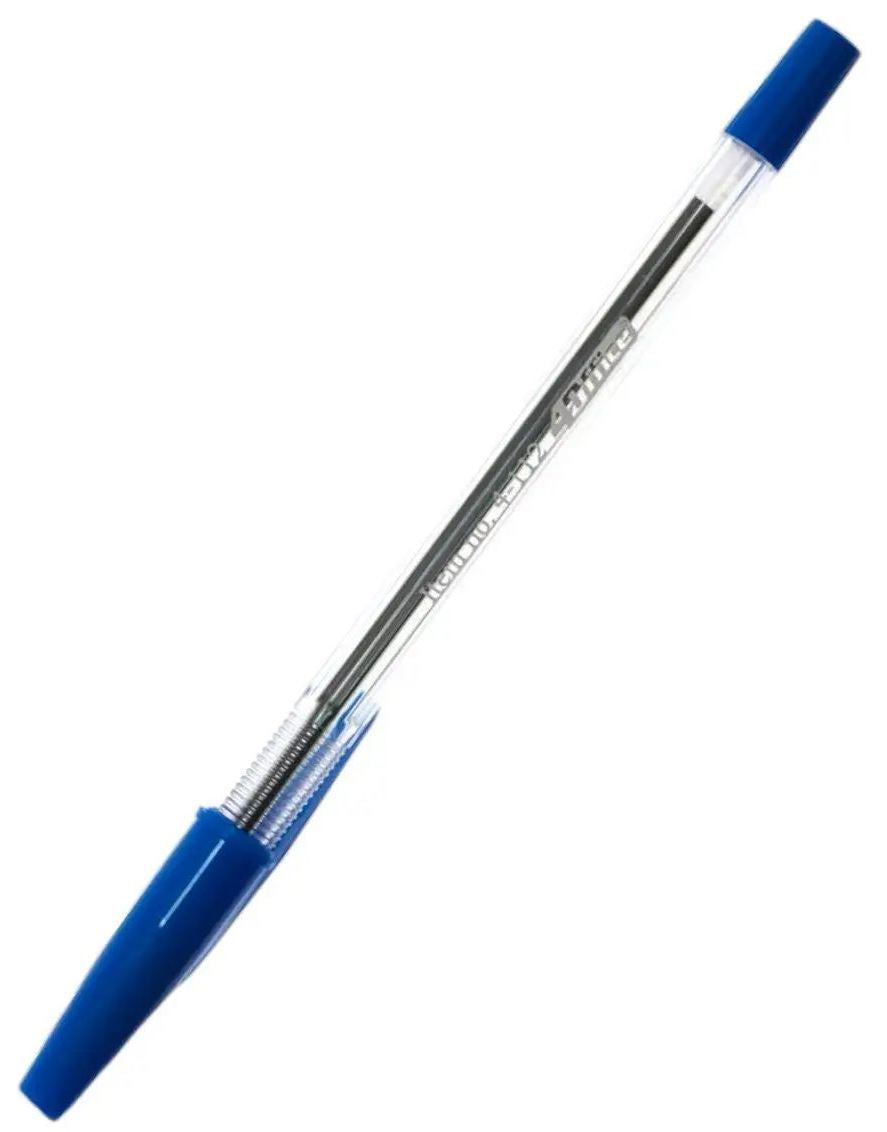 4 Office 4-112 Blue Ballpoint Pen, 0.5 mm