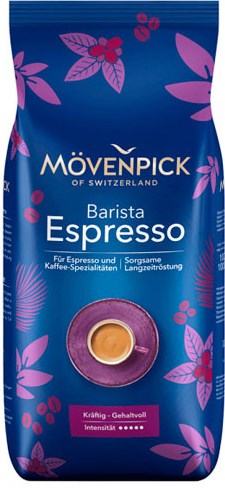 Mövenpick Barista Espresso Whole Bean Coffee, 1 kg