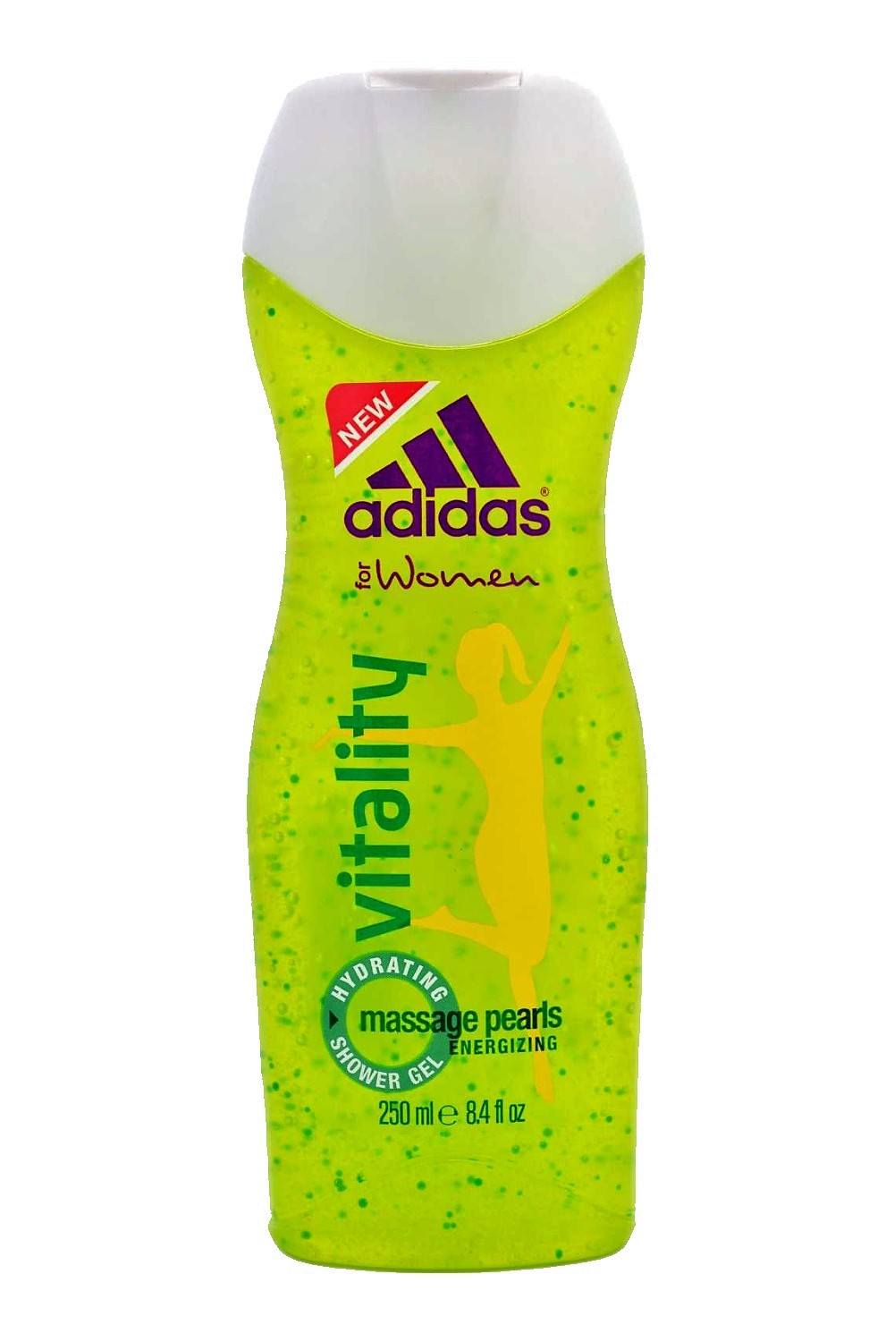 Adidas Vitality with Massage Beads Shower Gel, 250 mL