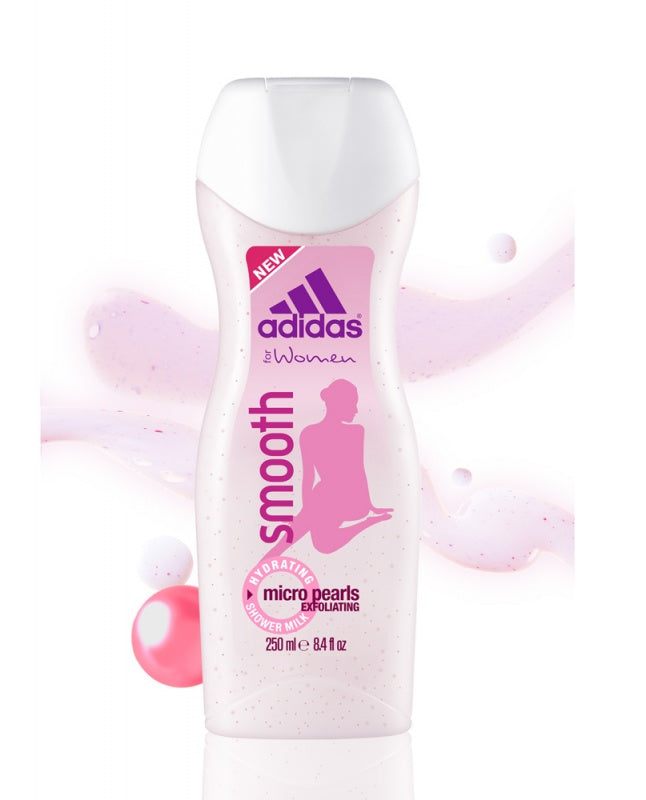 Adidas Smooth with Microbeads Shower Gel, 250 mL