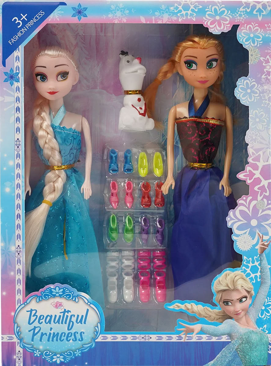 881Y3 27 cm Doll Set with Removable Clothing, Articulated Limbs, Character Figure & Accessories