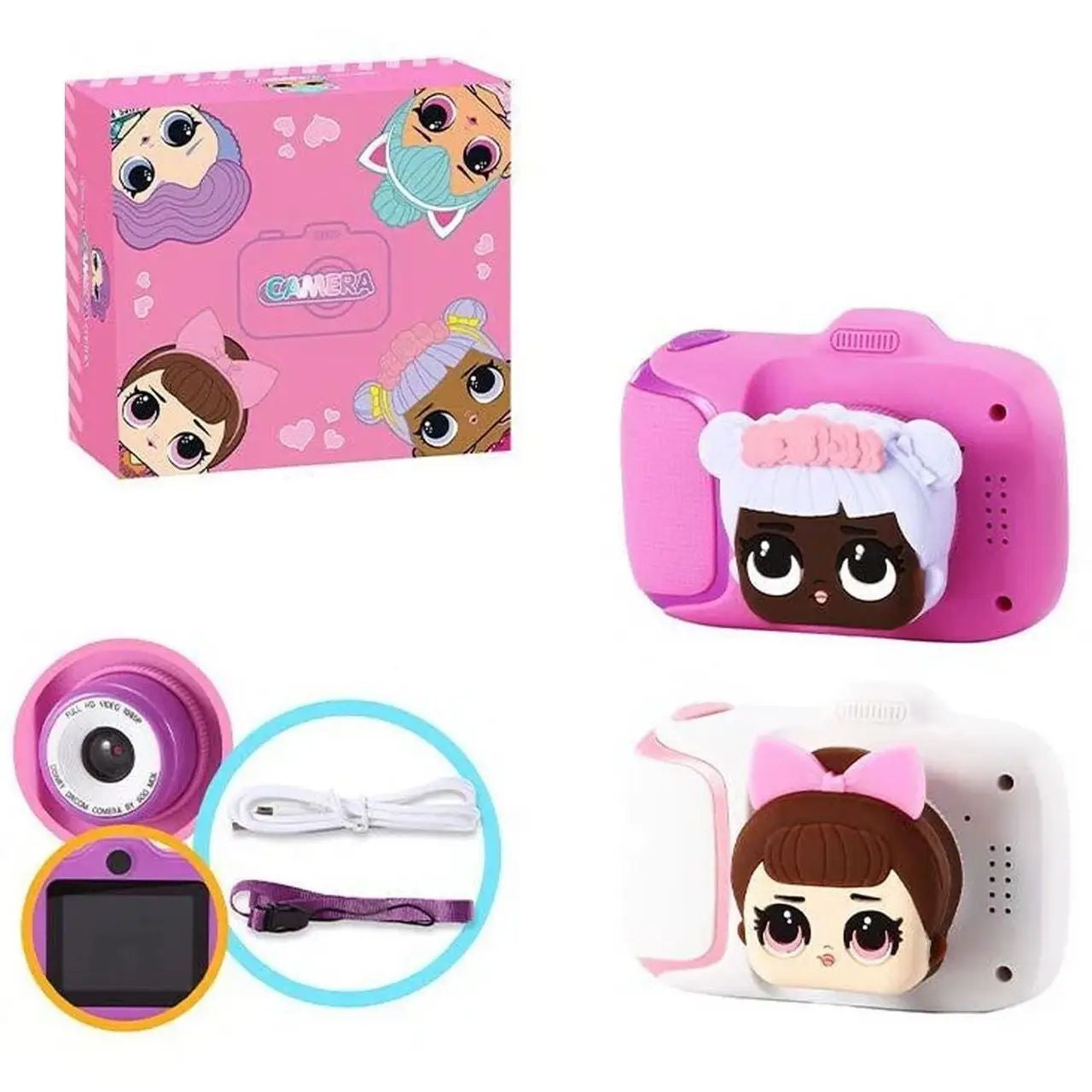 XL-X11L-P1 Kids' Camera with Sound, Photos, Video, 3 Games & Charging Cable