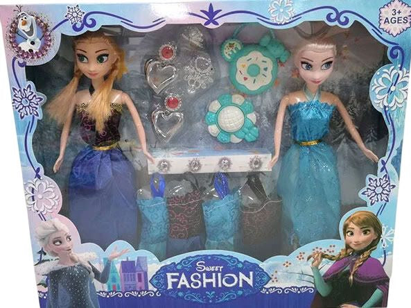 Fashion Sweet 669Y2 27 cm Doll Set with Removable Clothing, Articulated Limbs, Earrings & Accessories