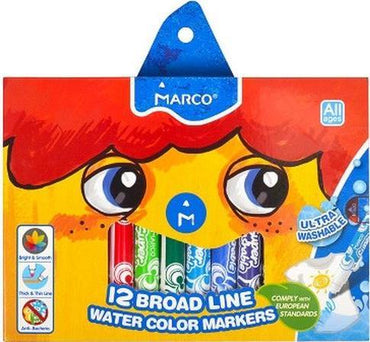 Marco 1630-12CB Felt-Tip Markers, 12 Colors - Image 2
