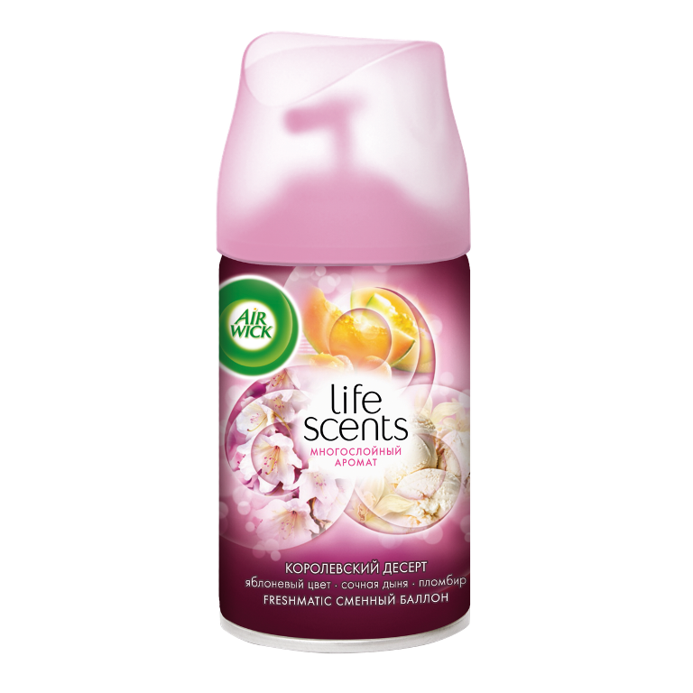 Air Wick Life Scents Royal Dessert Automatic Air Freshener Refill, 250 mL