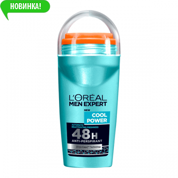 L'Oréal Paris Men Expert Freshness Power Roll-On Antiperspirant Deodorant, 50 mL