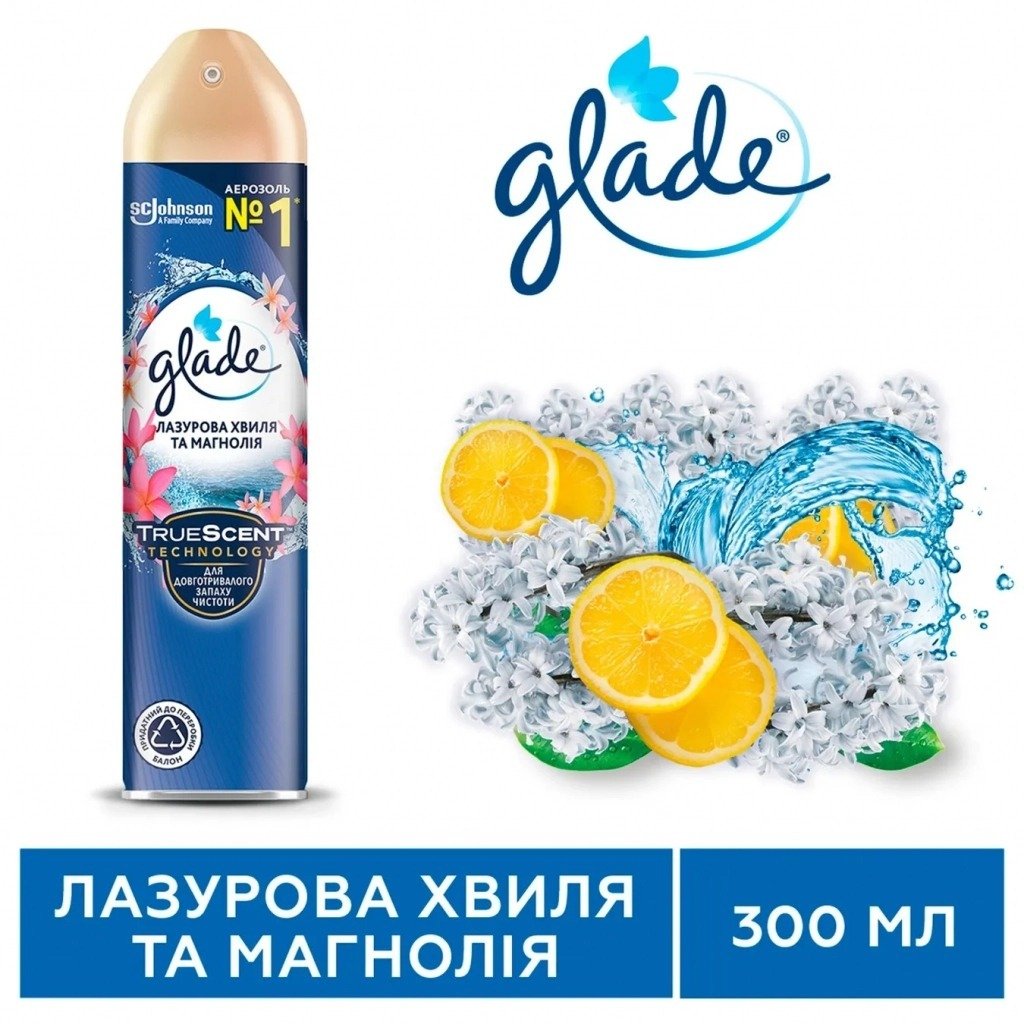 Glade Azure Wave & Magnolia Air Freshener, 300 mL - Image 3