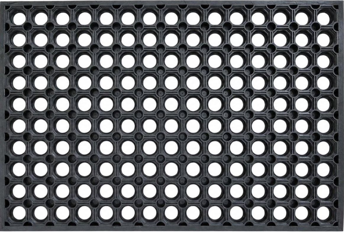 Honeycomb Rubber Doormat K-24, 40 x 60 x 2.3 cm, 2.7 kg