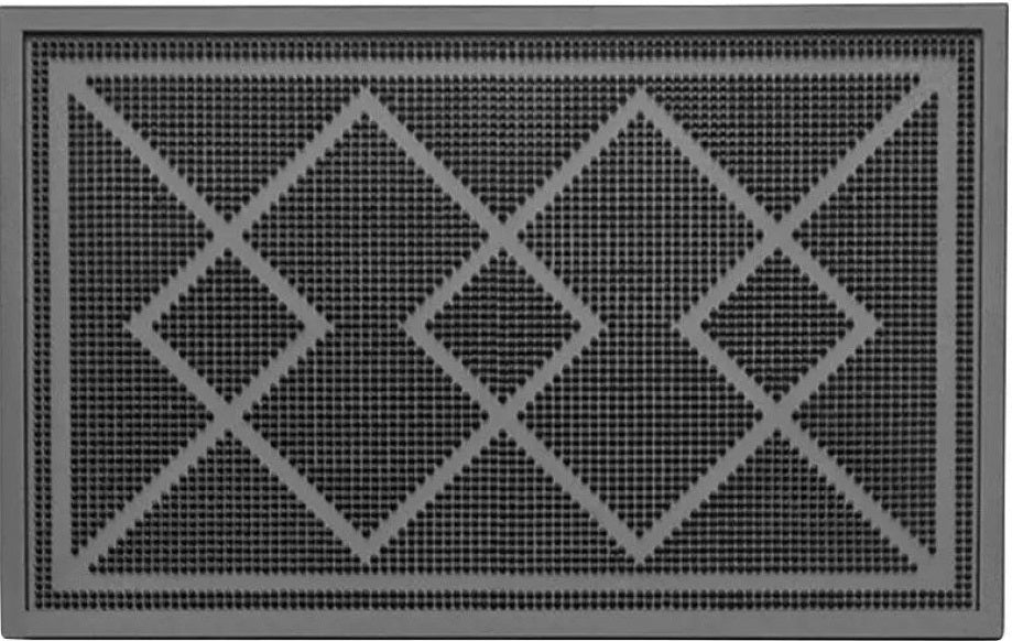 Rubber Doormat K-5 Diamond Pattern 58 x, 36.5 cm