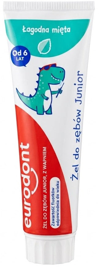 Eurodont Junior Kids' Toothpaste Gel 6+ Years, 100 mL