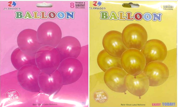 1213-1 Latex Balloon Set, 8 pcs - Image 3
