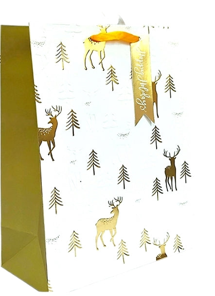 291993 Reindeer Gift Bag, 26 x 33 x 14 cm