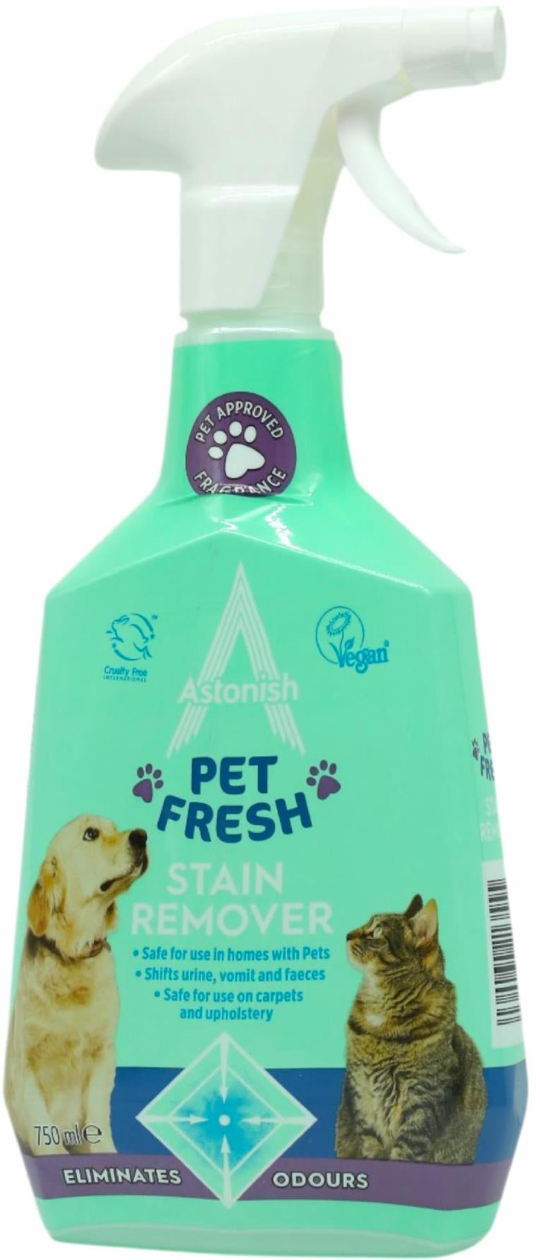 Astonish Pet Fresh Pet Stain & Odor Remover, 750 mL