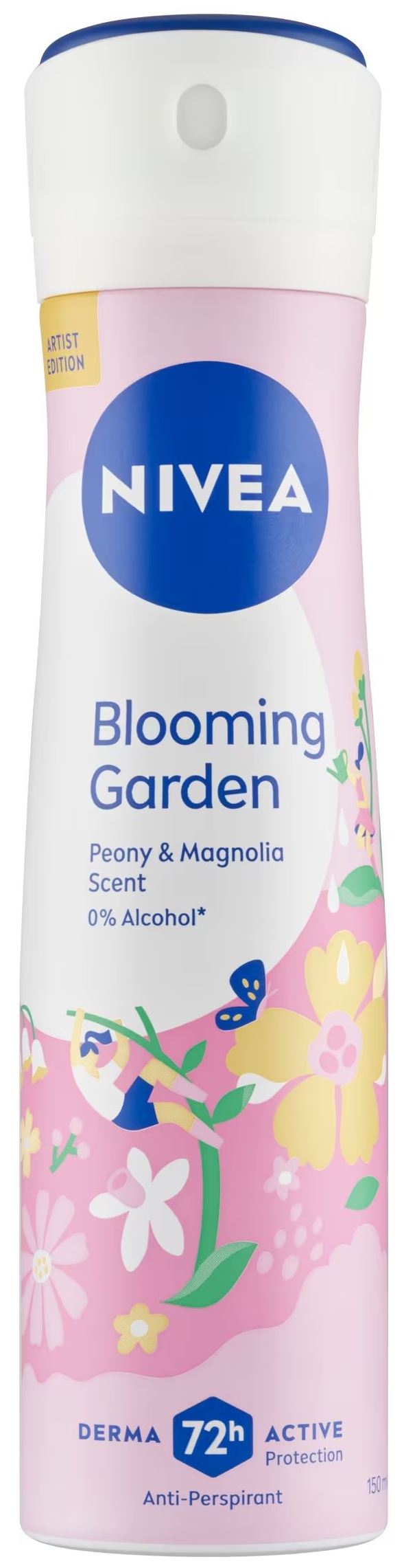 Nivea Women's Antiperspirant Deodorant Blooming Garden Spray, 150 mL
