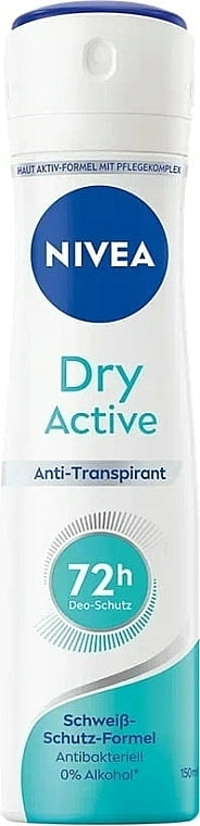 Nivea Women's Antiperspirant Deodorant Dry Active Spray, 150 mL