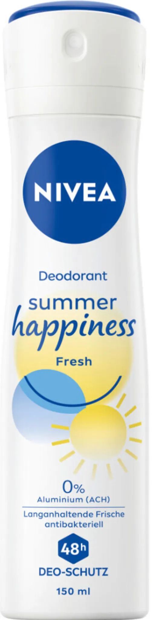 Nivea Women's Deodorant Spray Summer Happiness, 150 mL