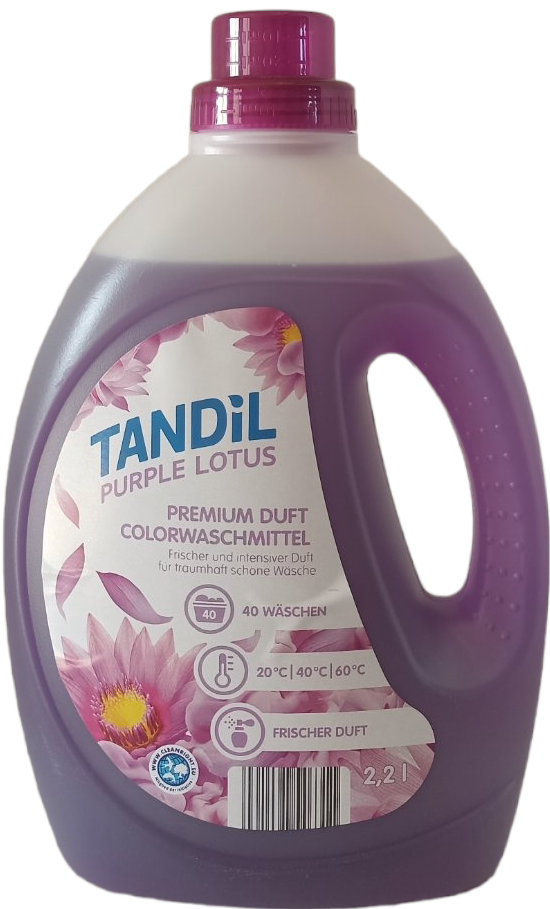 Tandil Premium Purple Lotus Laundry Detergent Gel, 40 Loads, 2.2 L
