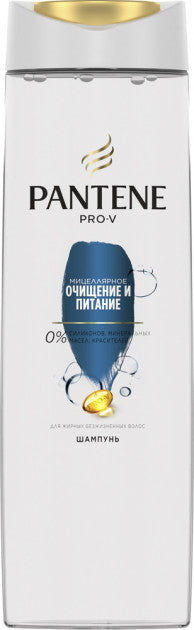 Pantene Pro-V Micellar Cleansing & Nourishment Shampoo, 400 mL