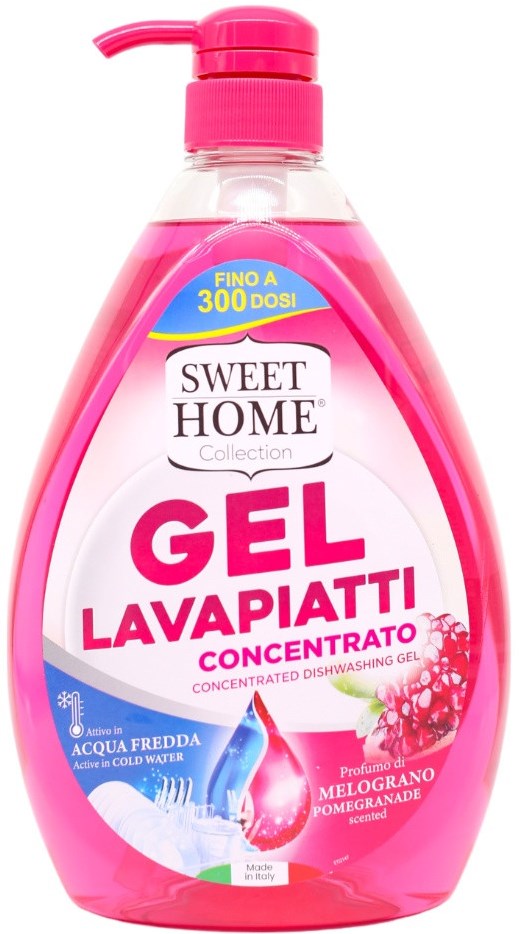 Sweet Home Pomegranate Dish Soap with Pump, 1 L