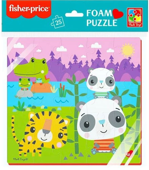 Vladi Toys VT1109-03 Panda Soft Puzzle, 25 pcs