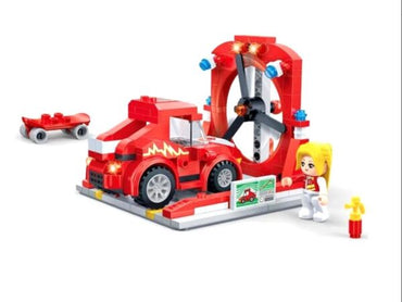 Banbao 8631 Speed Racing Test Laboratory Building Set, 231 Pieces - Image 2