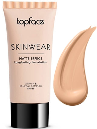 TopFace Skinwear Matte Effect Long-Lasting Foundation 003 Light Pink Beige, 30 mL