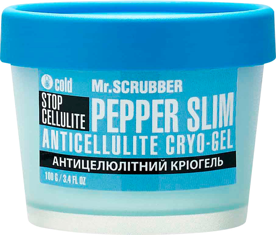 Mr.Scrubber Stop Cellulite Pepper Slim Anti-Cellulite Body Cryogel, 100 mL
