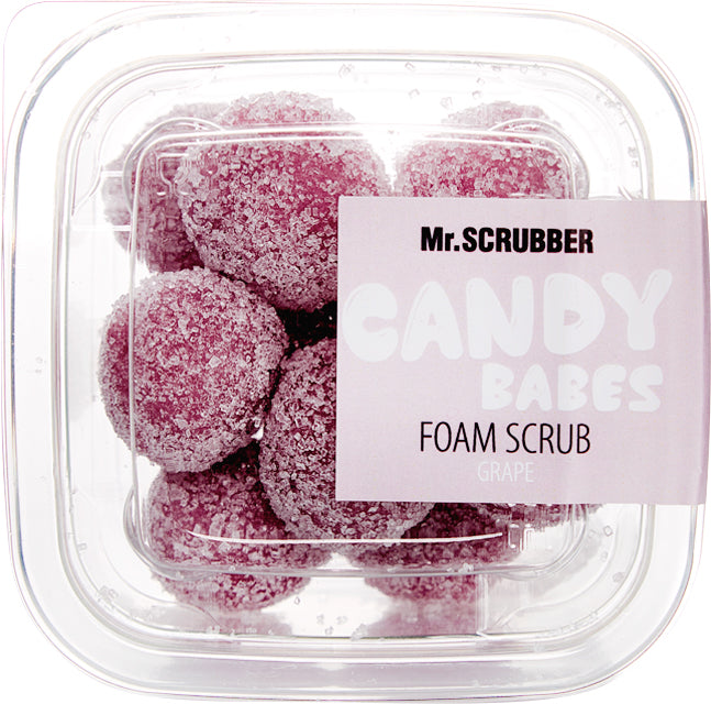 Mr.Scrubber Candy Babes Grape Foaming Body Scrub, 110 g
