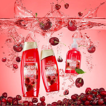 Avon Senses Ripe Cherry Shower Gel, 500 mL - Image 2