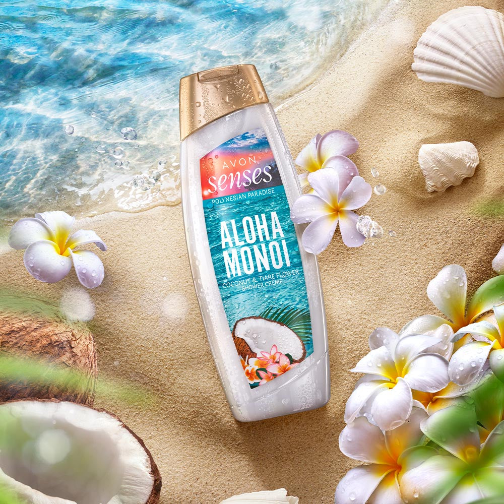 Avon Senses Aloha Monoi Shower Gel, 500 mL - Image 4