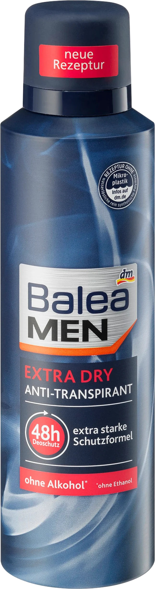Balea Men Extra Dry Aerosol Antiperspirant Deodorant, 200 mL