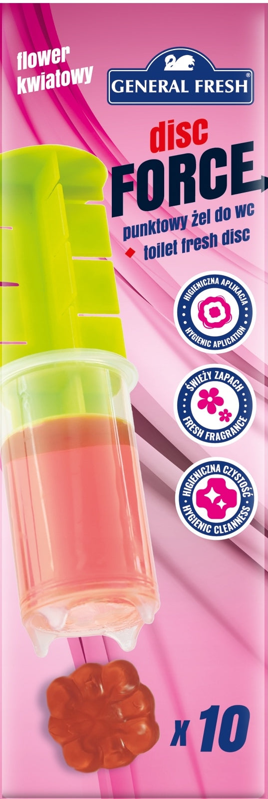 General Fresh Force Flower Toilet Bowl Freshener, 60 g