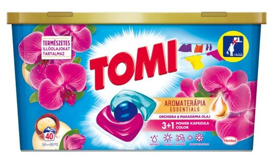 Tomi Aromaterapia Orchidea Makadámia olaj Laundry Pods, 40 pcs (Priced per Piece)