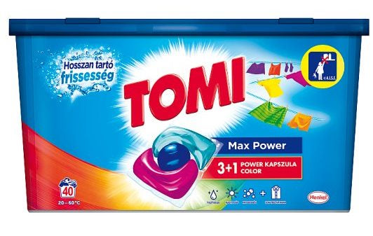 Tomi Max Power Color Laundry Pods, 40 pcs (Priced per Piece)