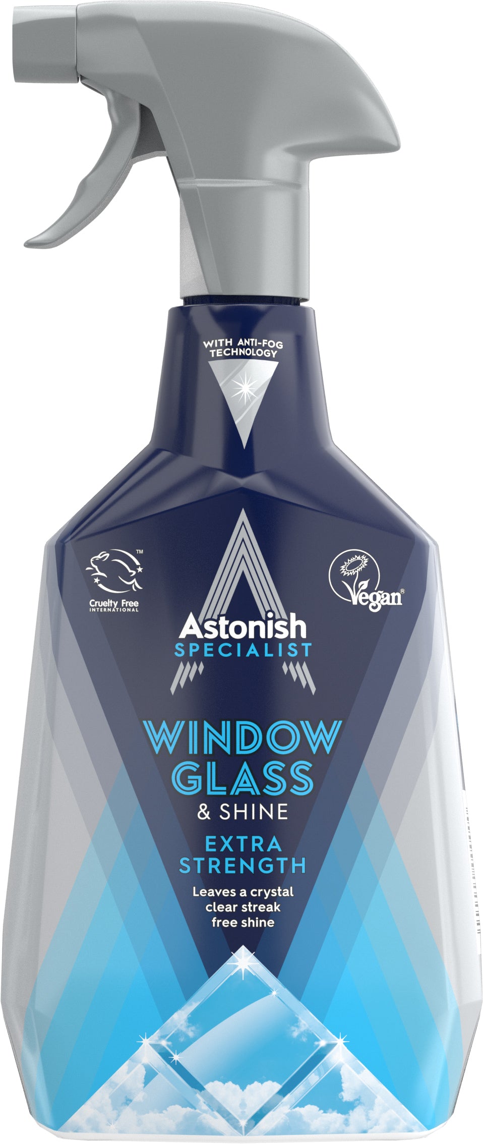 Astonish Anti-Fog Glass & Mirror Cleaner Spray, 750 mL