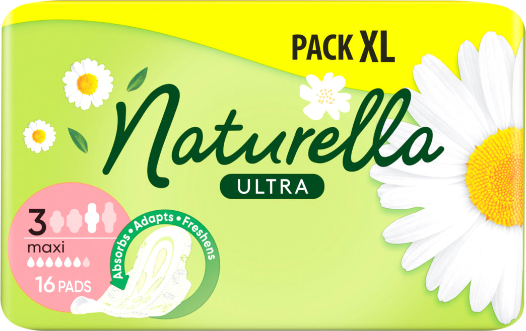 Naturella Ultra Camomile Maxi Sanitary Pads, 16 pcs