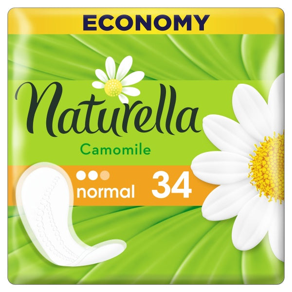 Naturella Camomile Normal Panty Liners, 34 pcs