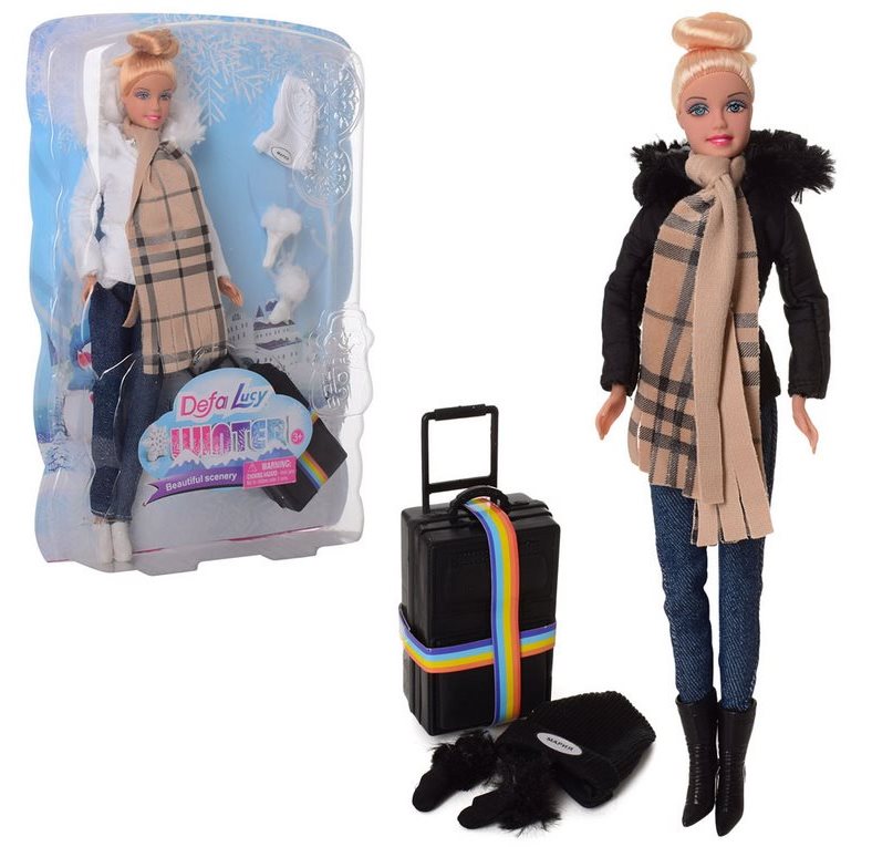 Defa Lucy 8424 Travel in Winter Doll