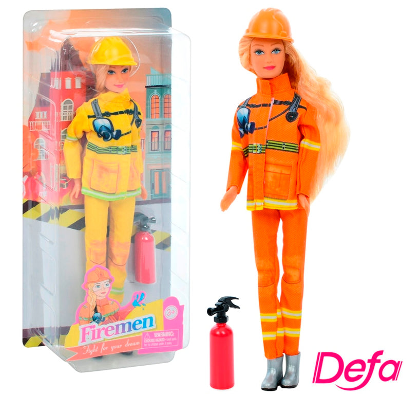 Defa Lucy 8461 Firefighter Doll